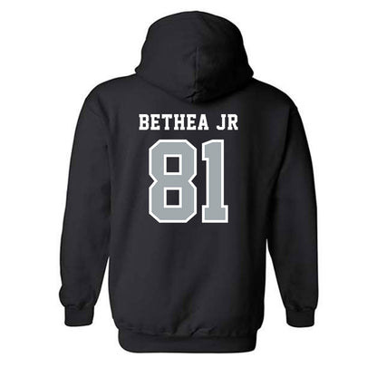 Stony Brook - NCAA Football : Frenchmon Bethea Jr - Classic Shersey Hooded Sweatshirt-1