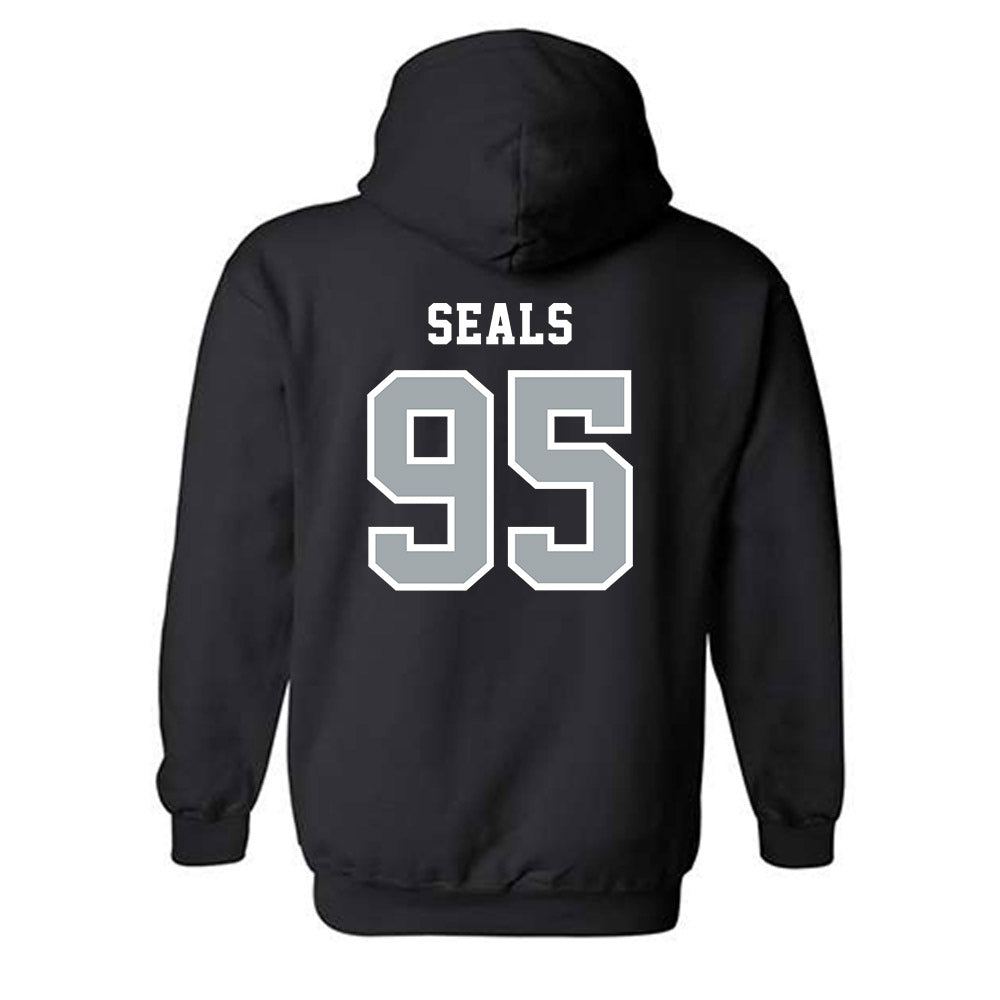 Stony Brook - NCAA Football : Moe Seals - Classic Shersey Hooded Sweatshirt-1