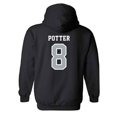 Stony Brook - NCAA Women's Basketball : Johanna Potter - Classic Shersey Hooded Sweatshirt-1