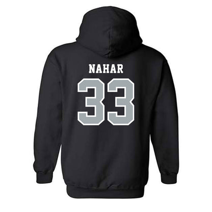 Stony Brook - NCAA Men's Basketball : Leon Nahar - Classic Shersey Hooded Sweatshirt-1