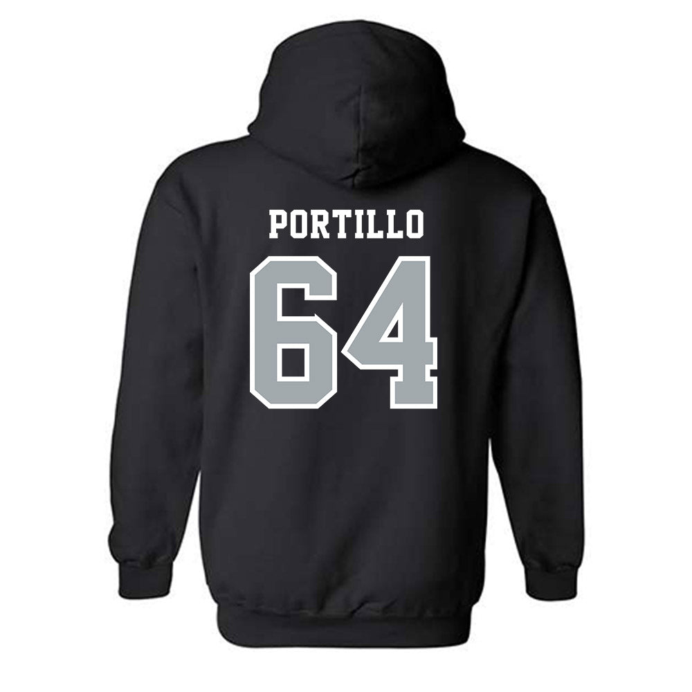Stony Brook - NCAA Football : Angelo Portillo - Classic Shersey Hooded Sweatshirt-1