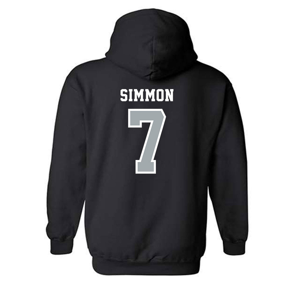 Stony Brook - NCAA Men's Basketball : Ethan Simmon - Classic Shersey Hooded Sweatshirt-1