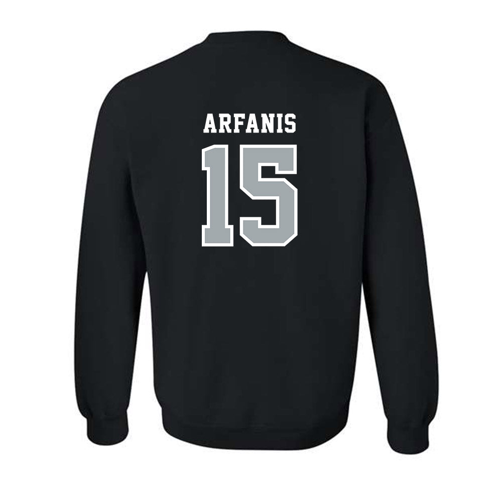 Stony Brook - NCAA Football : Christopher Arfanis - Classic Shersey Crewneck Sweatshirt-1