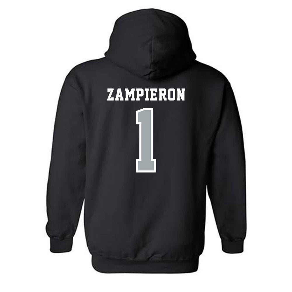 Stony Brook - NCAA Baseball : Nick Zampieron - Classic Shersey Hooded Sweatshirt-1