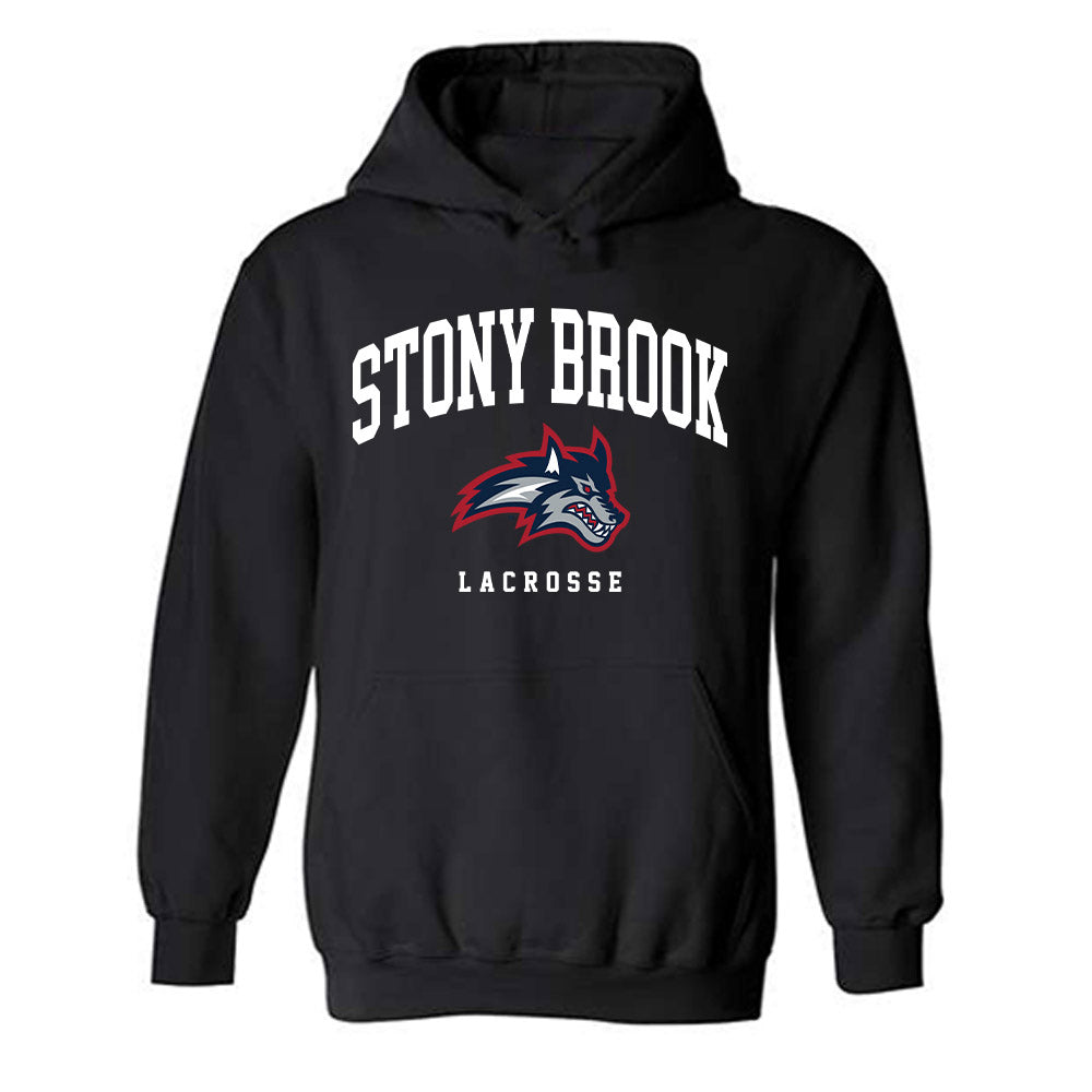 Stony Brook - NCAA Men's Lacrosse : Gary Correa - Classic Shersey Hooded Sweatshirt-0