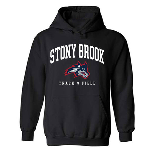 Stony Brook - NCAA Men's Track & Field : Mason Derrig - Classic Shersey Hooded Sweatshirt-0