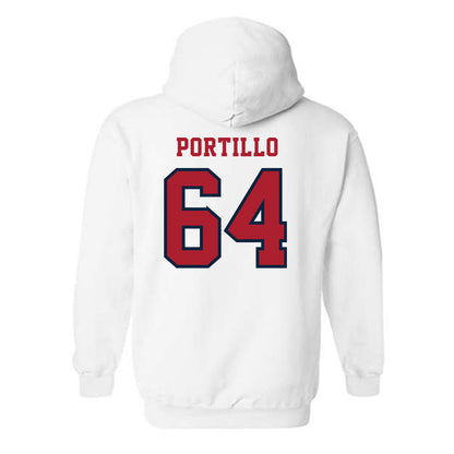 Stony Brook - NCAA Football : Angelo Portillo - Classic Shersey Hooded Sweatshirt-1