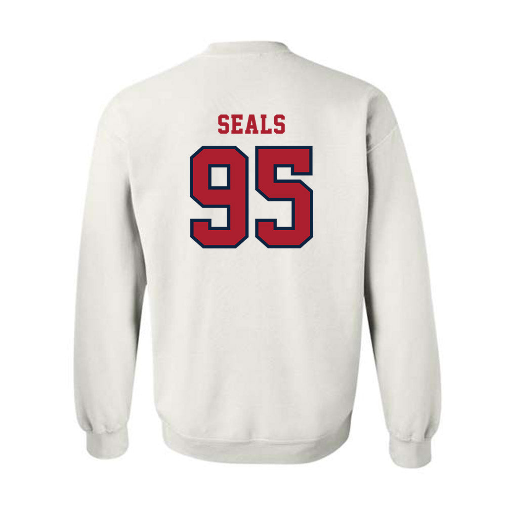 Stony Brook - NCAA Football : Moe Seals - Classic Shersey Crewneck Sweatshirt-1