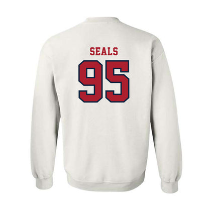Stony Brook - NCAA Football : Moe Seals - Classic Shersey Crewneck Sweatshirt-1