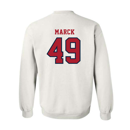 Stony Brook - NCAA Football : Mason Marck - Classic Shersey Crewneck Sweatshirt-1