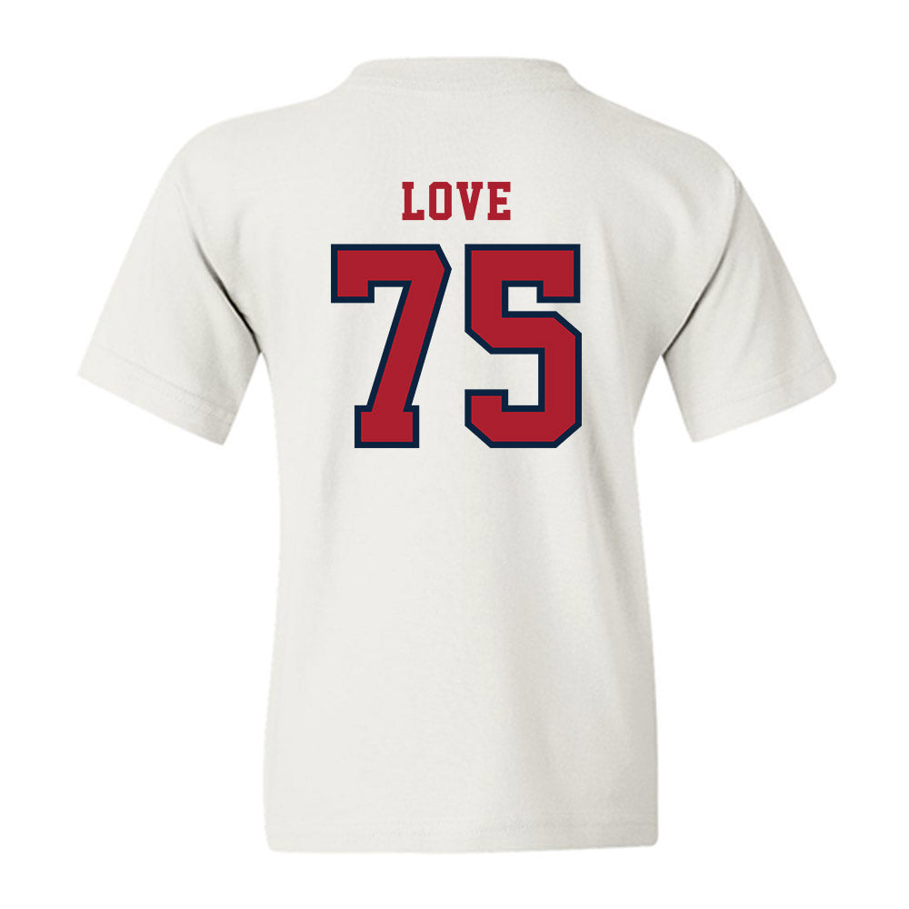 Stony Brook - NCAA Football : Lucas Love - Classic Shersey Youth T-Shirt-1