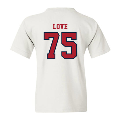 Stony Brook - NCAA Football : Lucas Love - Classic Shersey Youth T-Shirt-1