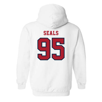 Stony Brook - NCAA Football : Moe Seals - Classic Shersey Hooded Sweatshirt-1