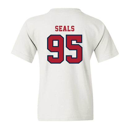 Stony Brook - NCAA Football : Moe Seals - Classic Shersey Youth T-Shirt-1