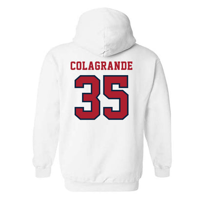 Stony Brook - NCAA Baseball : Aidan Colagrande - Classic Shersey Hooded Sweatshirt-1