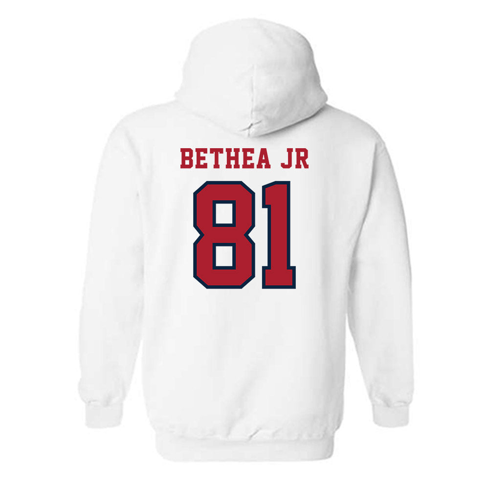 Stony Brook - NCAA Football : Frenchmon Bethea Jr - Classic Shersey Hooded Sweatshirt-1