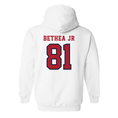Stony Brook - NCAA Football : Frenchmon Bethea Jr - Classic Shersey Hooded Sweatshirt-1