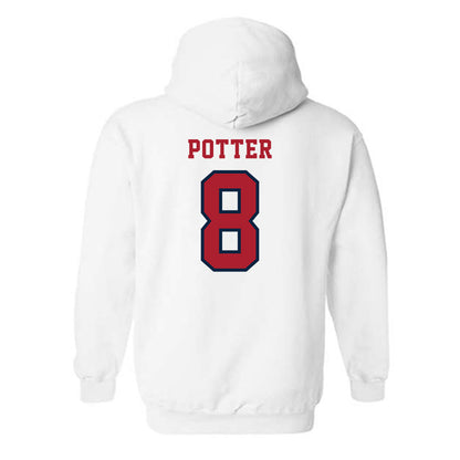 Stony Brook - NCAA Women's Basketball : Johanna Potter - Classic Shersey Hooded Sweatshirt-1