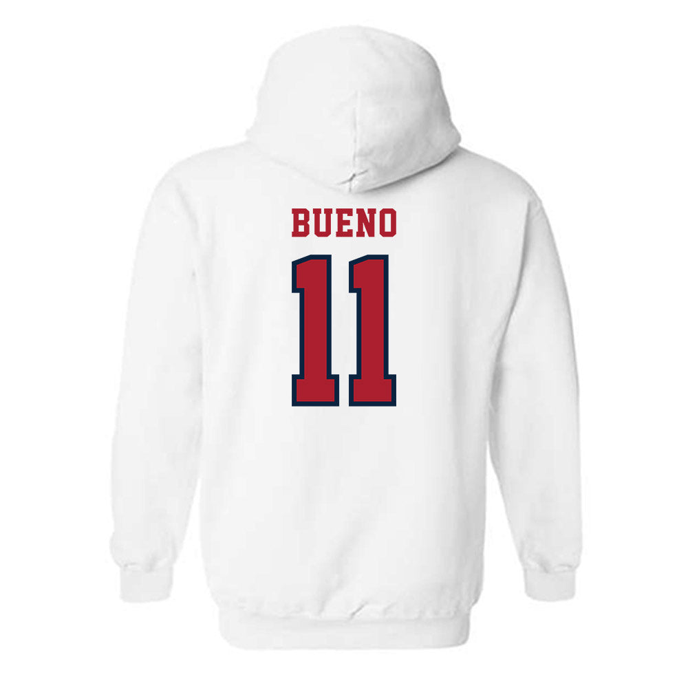 Stony Brook - NCAA Football : Khalid Bueno - Classic Shersey Hooded Sweatshirt-1