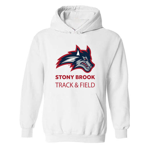 Stony Brook - NCAA Men's Track & Field : Mason Derrig - Classic Shersey Hooded Sweatshirt-0