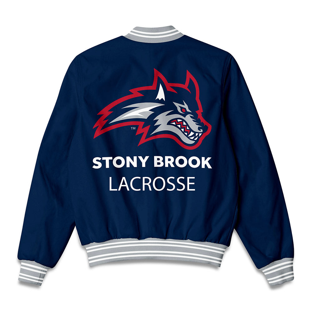 Stony Brook - NCAA Men's Lacrosse : Kyan East - Bomber Jacket-1