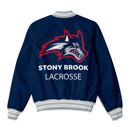 Stony Brook - NCAA Men's Lacrosse : Kyan East - Bomber Jacket-1