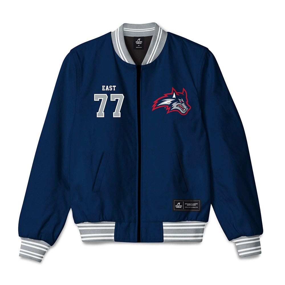 Stony Brook - NCAA Men's Lacrosse : Kyan East - Bomber Jacket-0