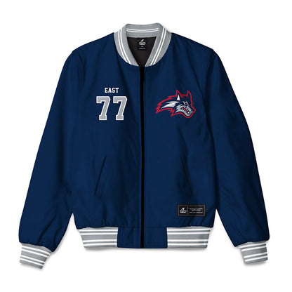Stony Brook - NCAA Men's Lacrosse : Kyan East - Bomber Jacket-0