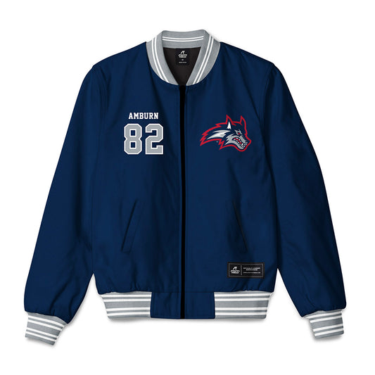 Stony Brook - NCAA Football : Jacob Amburn - Bomber Jacket-0