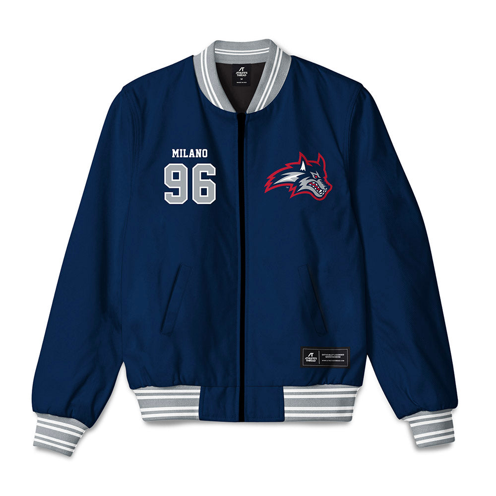 Stony Brook - NCAA Football : Franco Milano - Bomber Jacket-0