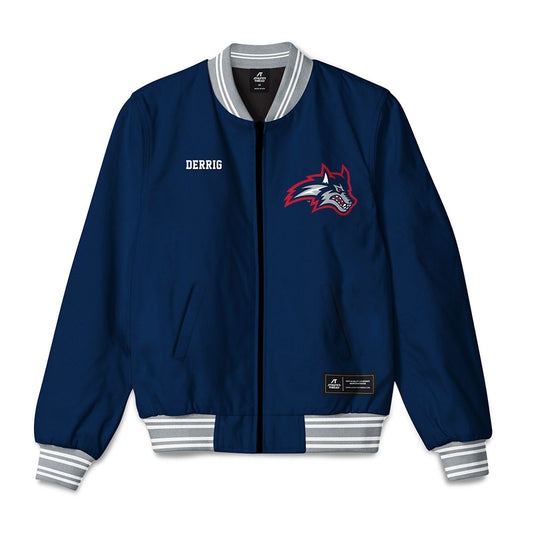 Stony Brook - NCAA Men's Track & Field : Mason Derrig - Bomber Jacket-0