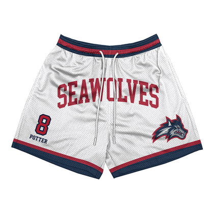 Stony Brook - NCAA Women's Basketball : Johanna Potter - Shorts-0