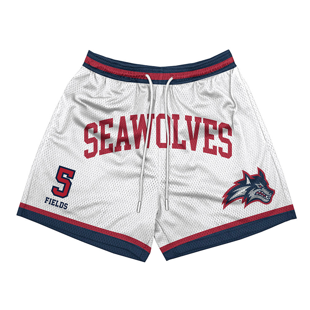 Stony Brook - NCAA Men's Basketball : Kenny Fields - Shorts-0