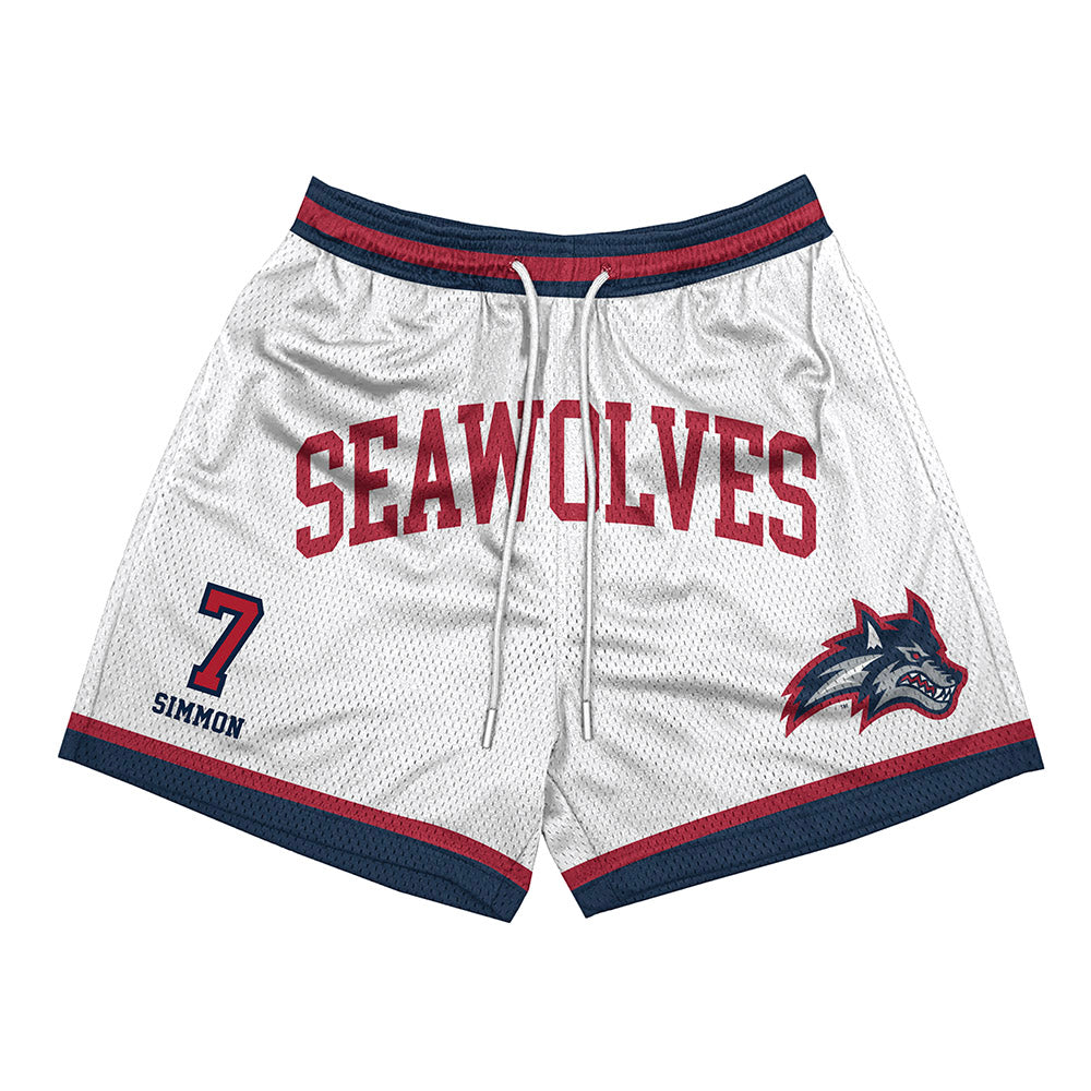 Stony Brook - NCAA Men's Basketball : Ethan Simmon - Shorts-0