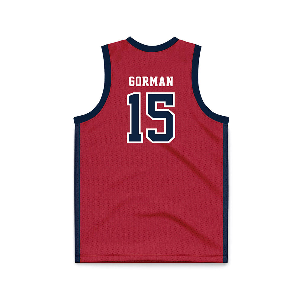 Stony Brook - NCAA Men's Basketball : Quin Gorman - Basketball Jersey-1