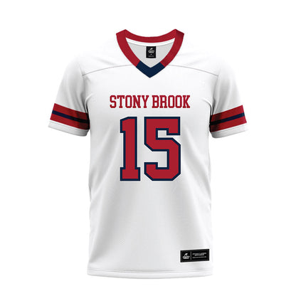 Stony Brook - NCAA Football : Tyson Roberts - Premium Football Jersey-0