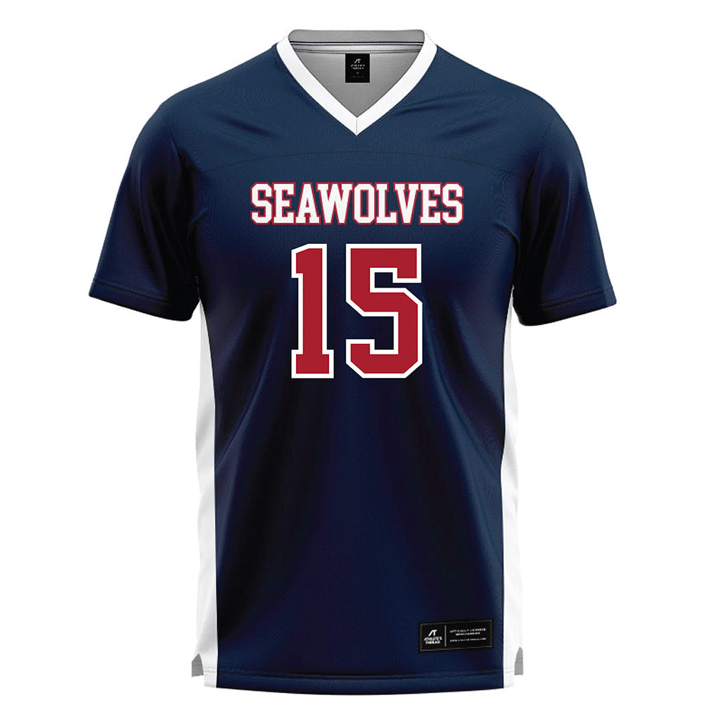 Stony Brook - NCAA Women's Lacrosse : Liliana Pettit - Lacrosse Jersey -0