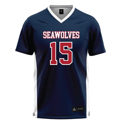 Stony Brook - NCAA Women's Lacrosse : Liliana Pettit - Lacrosse Jersey -0