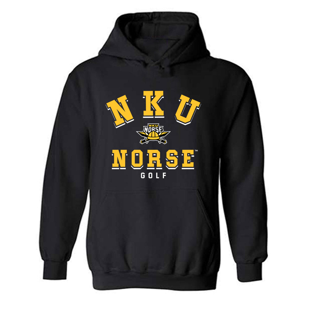 NKU - NCAA Women's Golf : Eva Maley - Classic Shersey Hooded Sweatshirt-0