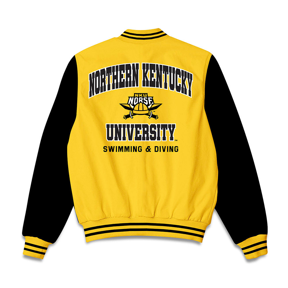 NKU - NCAA Men's Swimming & Diving : Frank Runge - Bomber Jacket-1