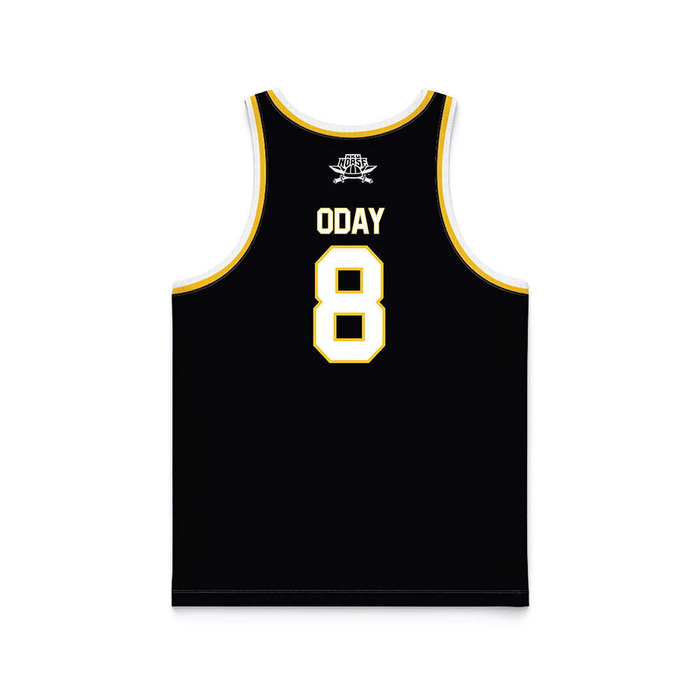 NKU - NCAA Men's Basketball : Donovan Oday - Black Basketball Jersey-1