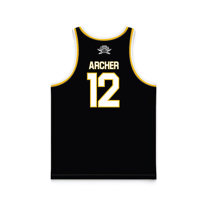 NKU - NCAA Men's Basketball : Addison Archer - Black Basketball Jersey-1