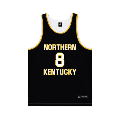 NKU - NCAA Men's Basketball : Donovan Oday - Black Basketball Jersey-0
