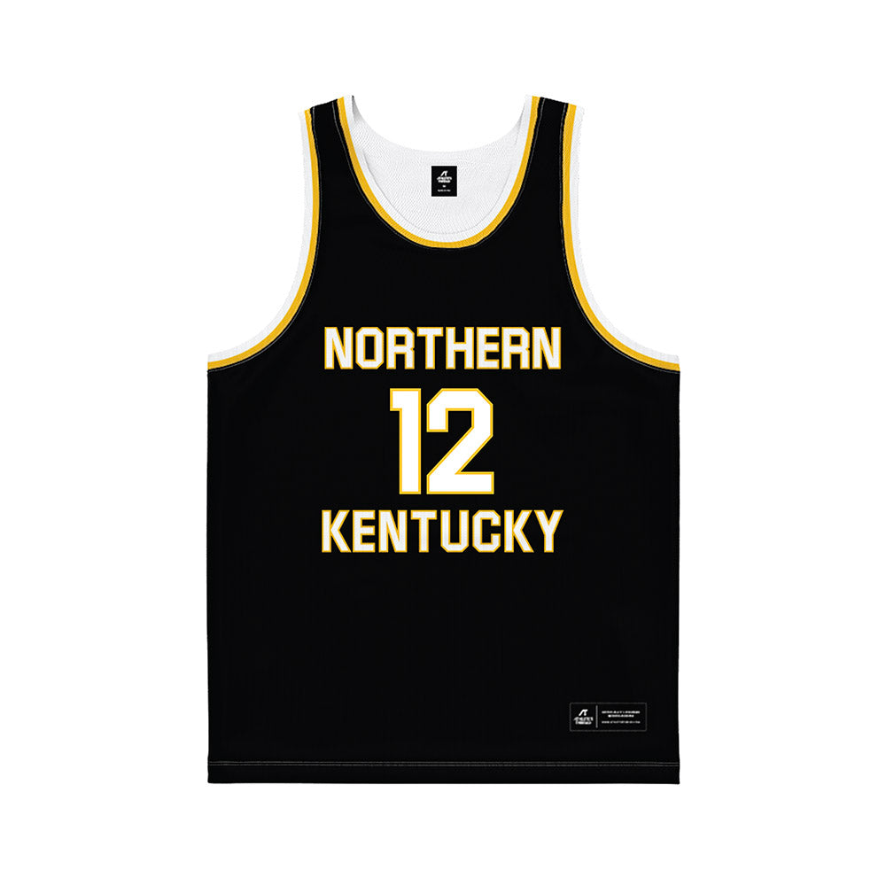 NKU - NCAA Men's Basketball : Addison Archer - Black Basketball Jersey-0