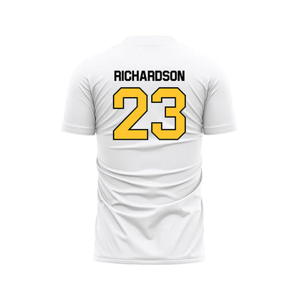 NKU - NCAA Men's Soccer : Aaron Richardson - White Soccer Jersey-1