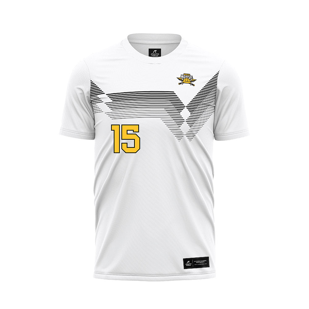 NKU - NCAA Men's Soccer : Oliver Eckhardt - White Soccer Jersey-0
