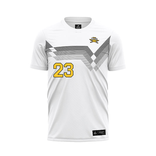 NKU - NCAA Men's Soccer : Aaron Richardson - White Soccer Jersey-0