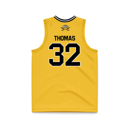 NKU - NCAA Women's Basketball : Jamaya Thomas - Gold Basketball Jersey-1