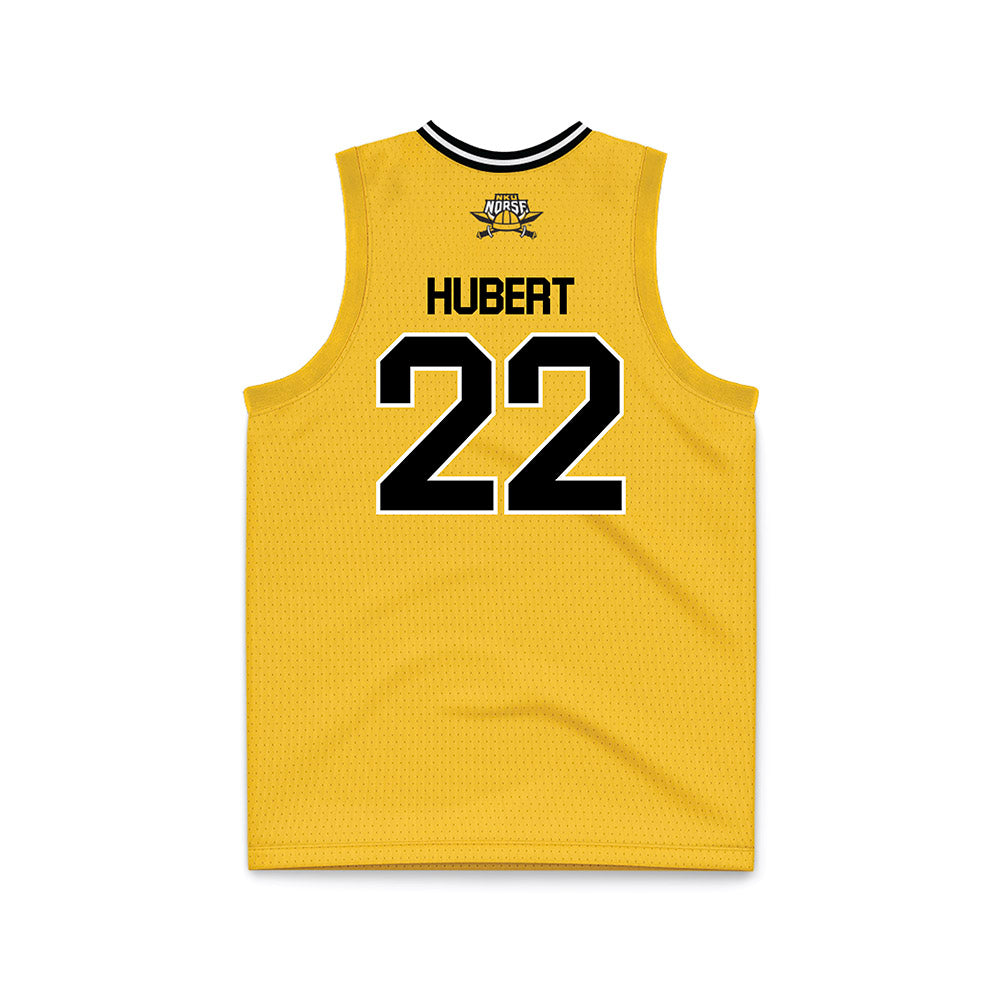 NKU - NCAA Women's Basketball : Noelle Hubert - Gold Basketball Jersey-1