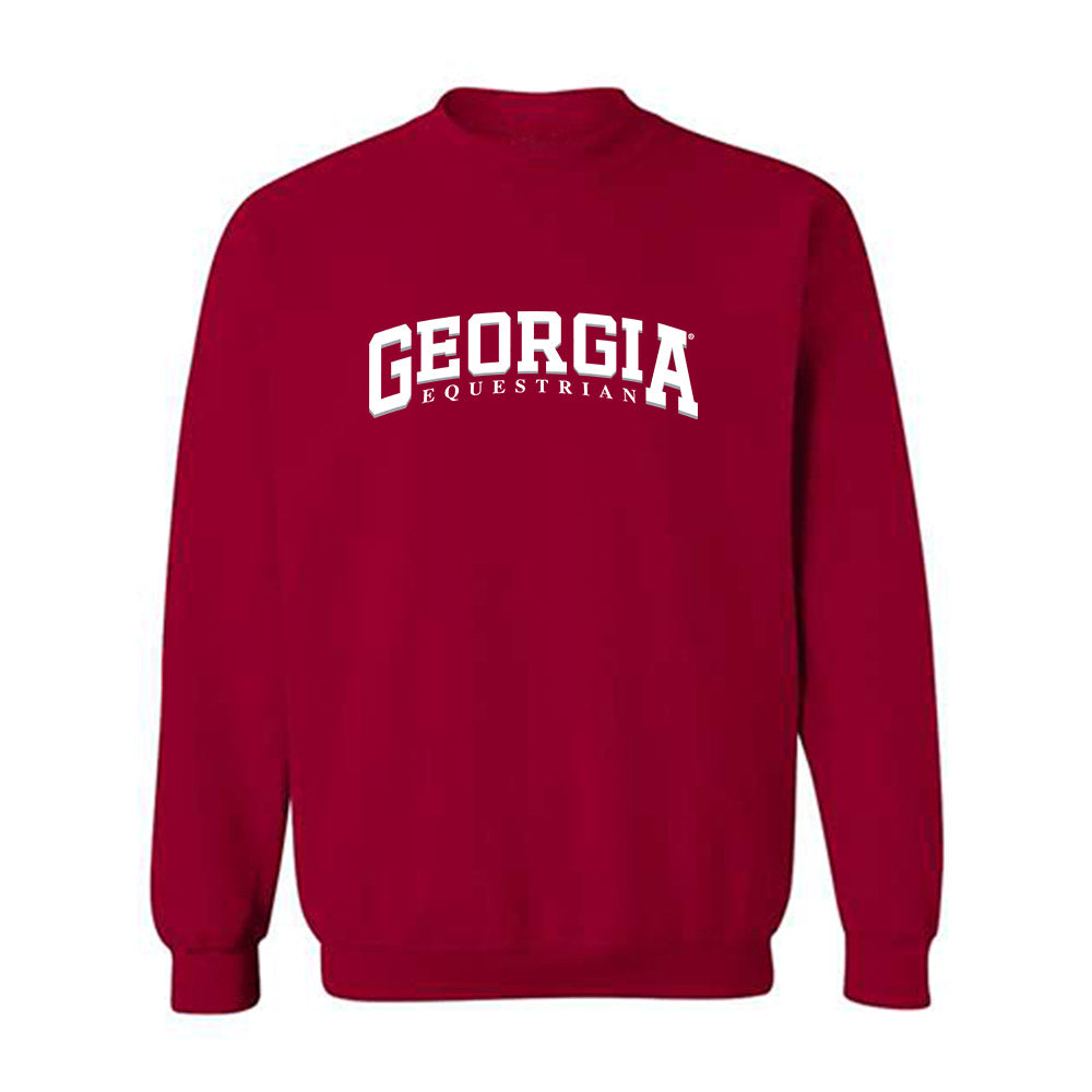 Georgia - NCAA Equestrian : Emma Popp - Classic Shersey Crewneck Sweatshirt-0